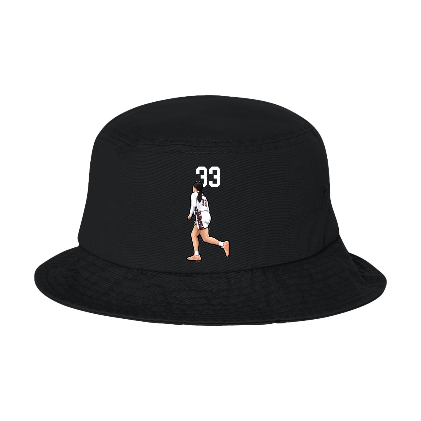 Bucket Cap — Number Top in Black