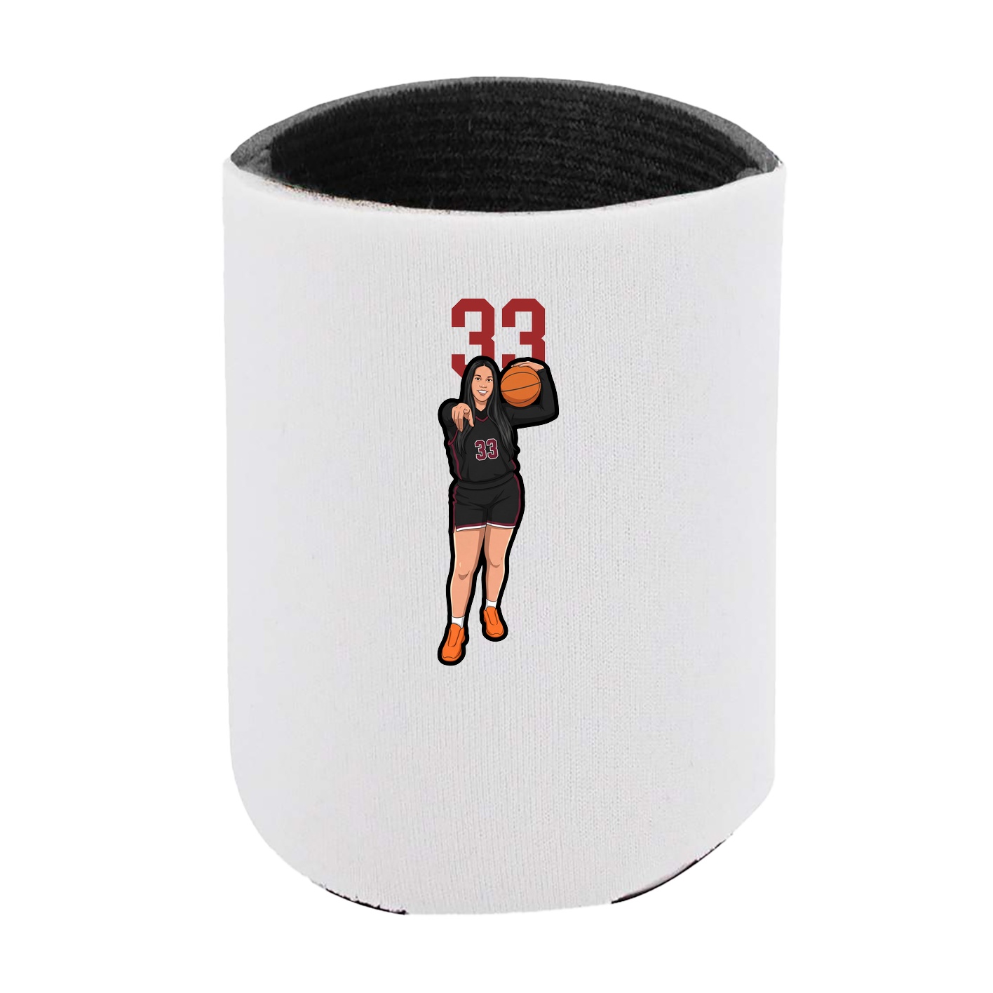 Can Holder — Number Top in White