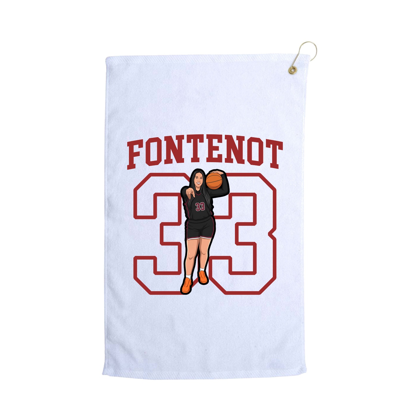Golf Towel — Shirsey in White
