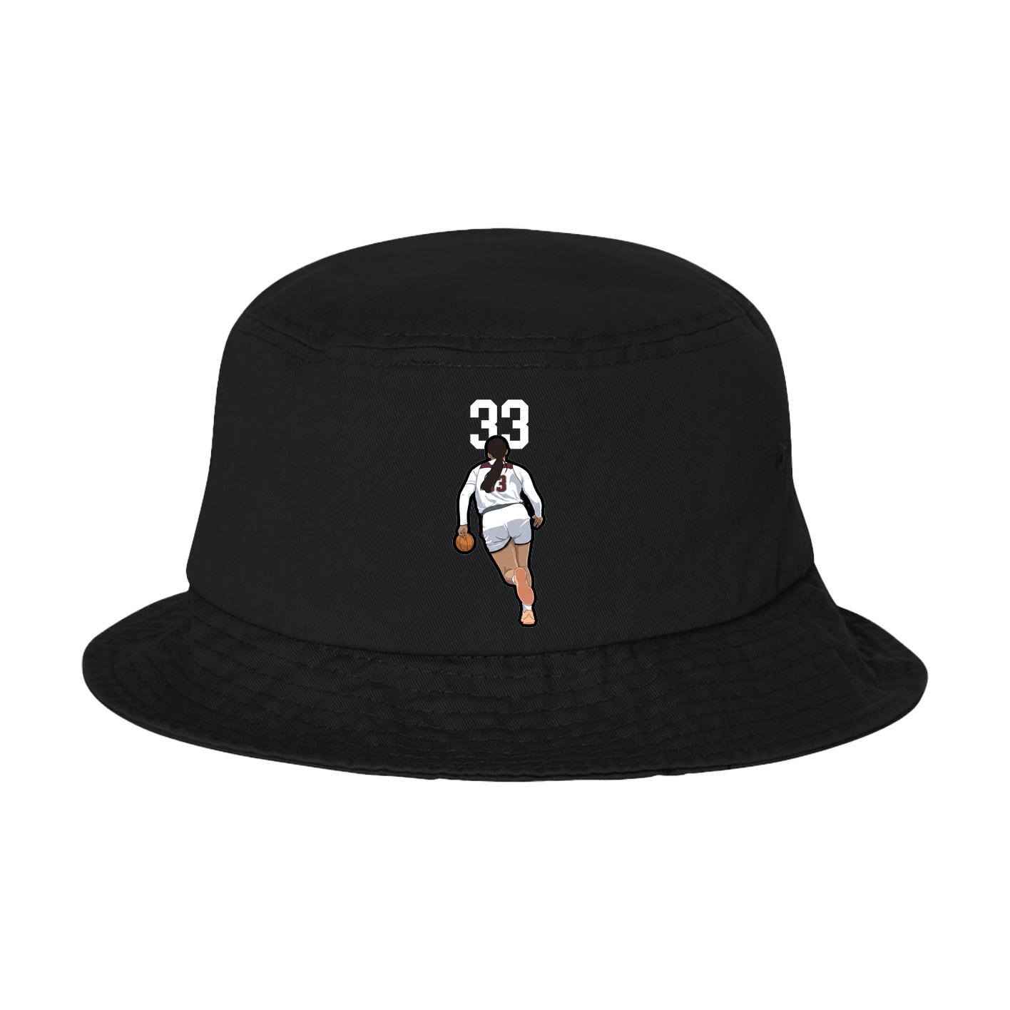 Bucket Cap — Number Top in Black
