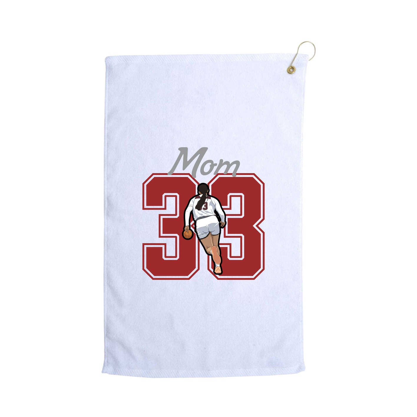 Golf Towel — Mothers Day Shirsey in White