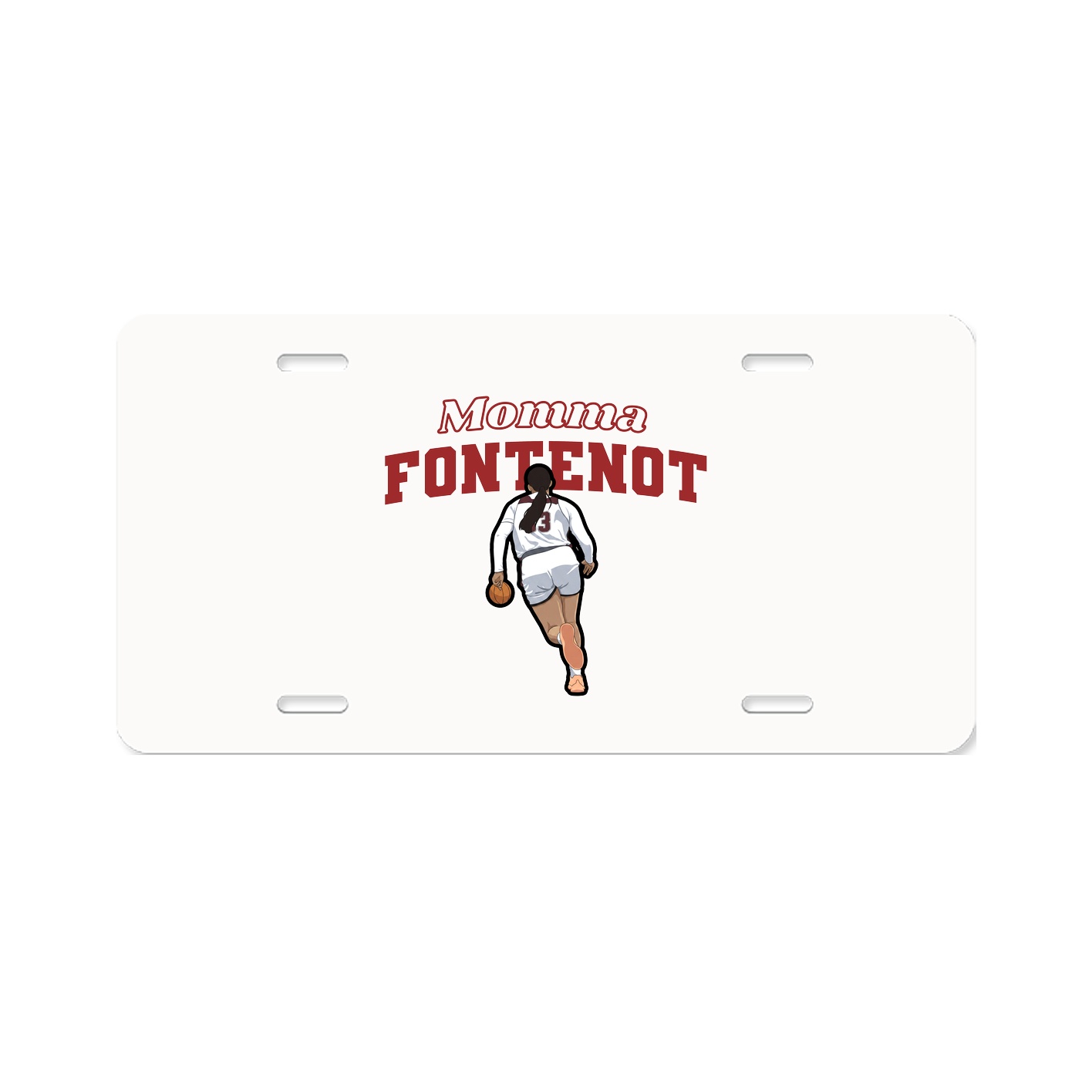 License Plate — Mothers Day Block in Classic