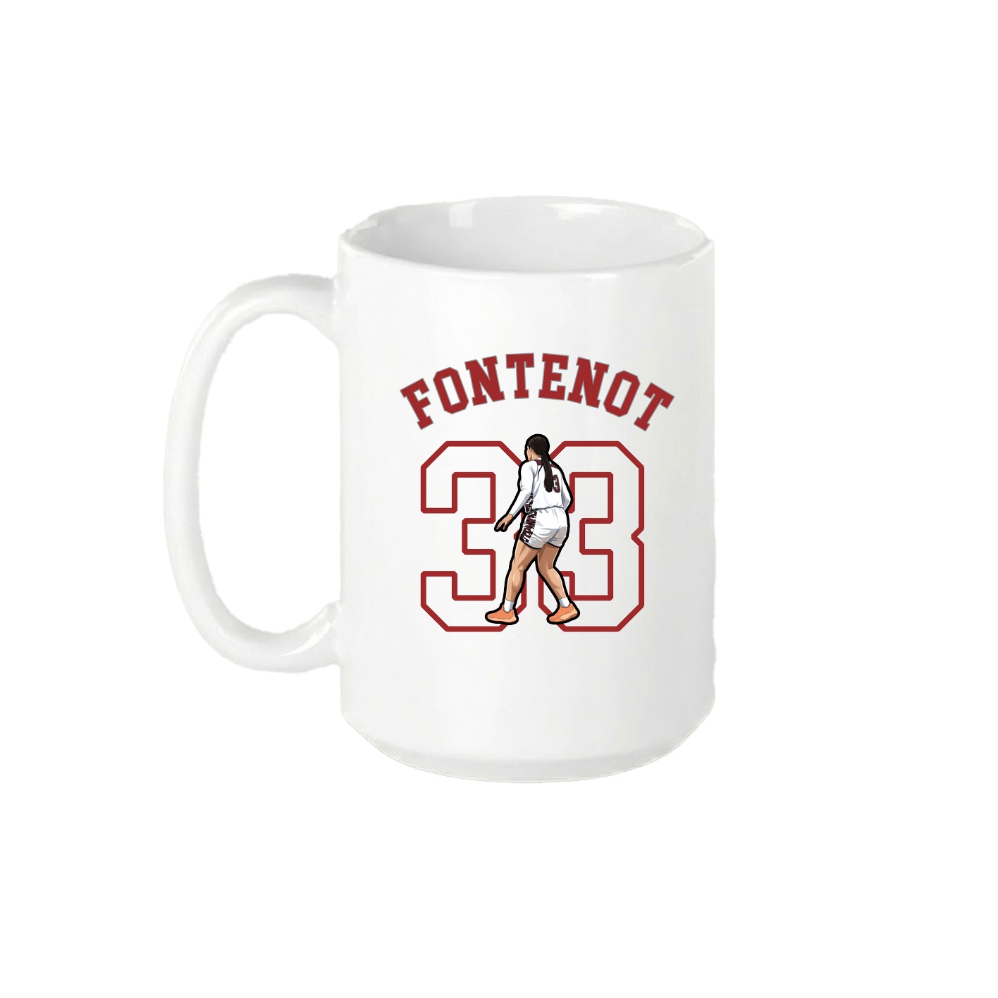 15oz Coffee Mug — Shirsey Arch in White