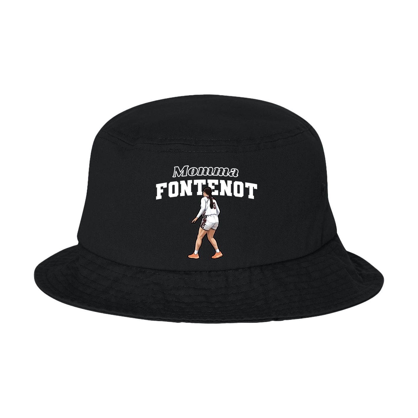 Bucket Cap — Mothers Day Block in Black