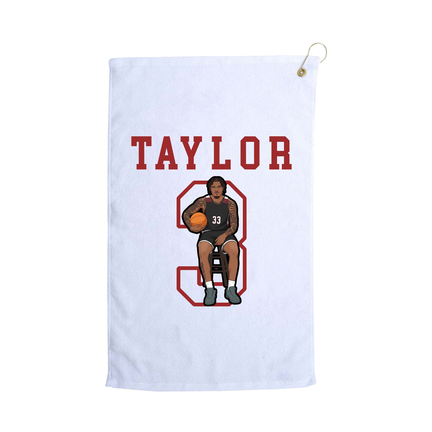 Golf Towel — Shirsey in White