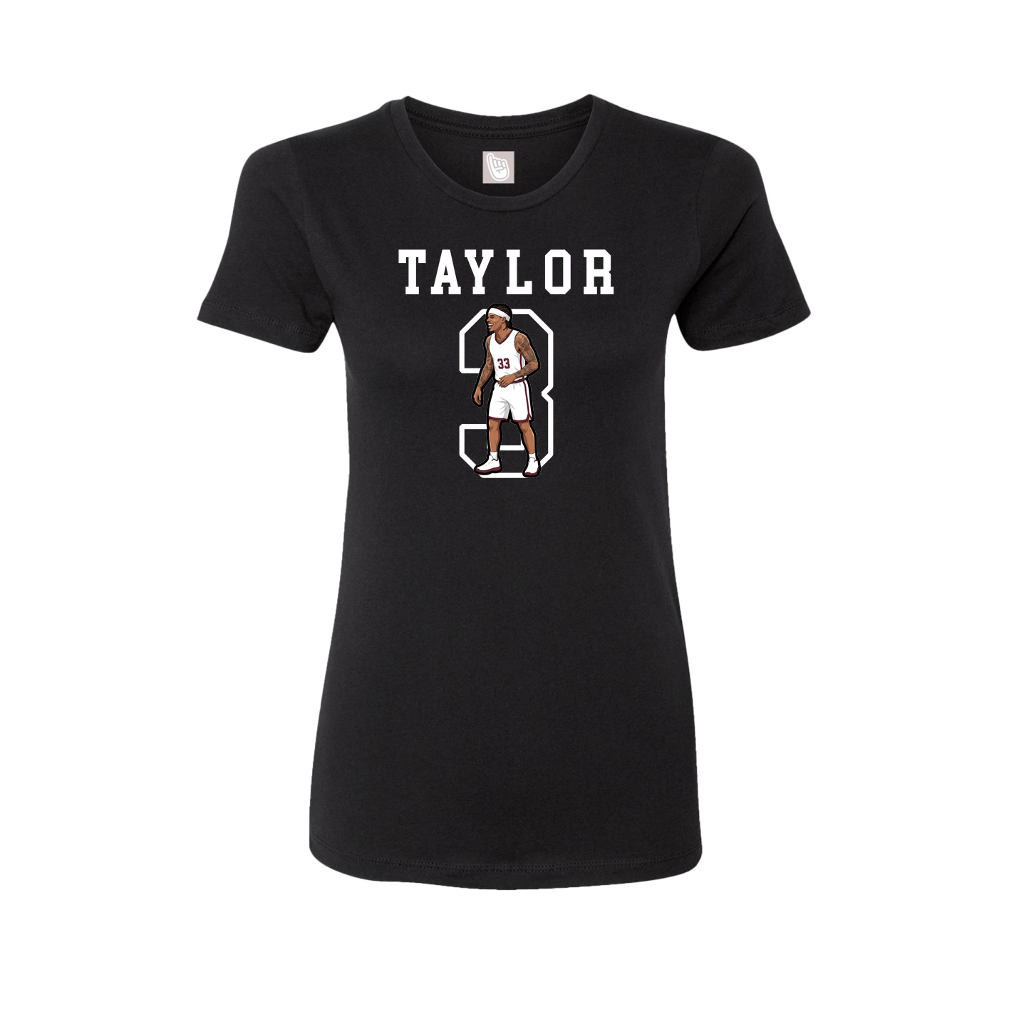 Fitted Women's Tee — Shirsey in Black
