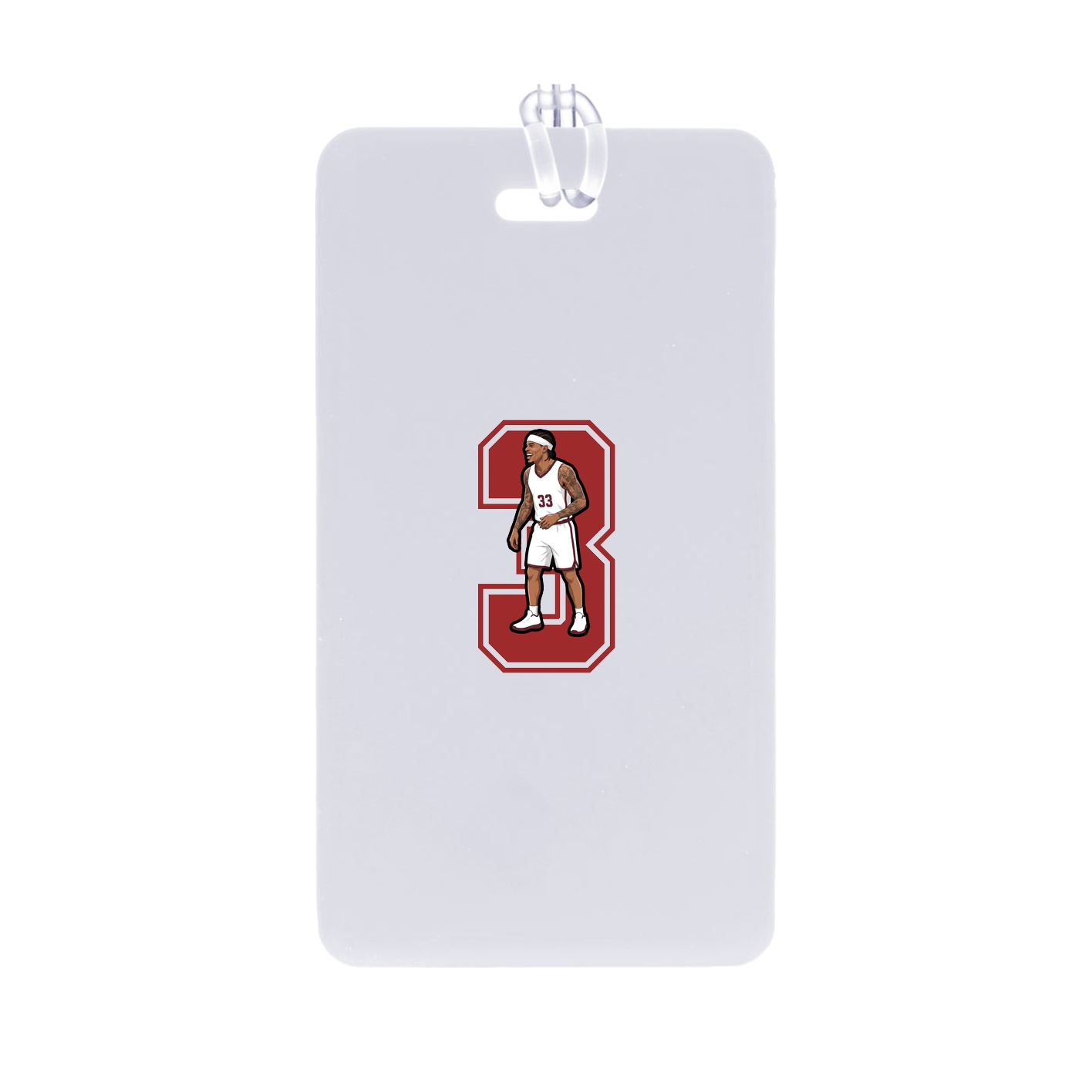 Bag Tag — Number in Classic