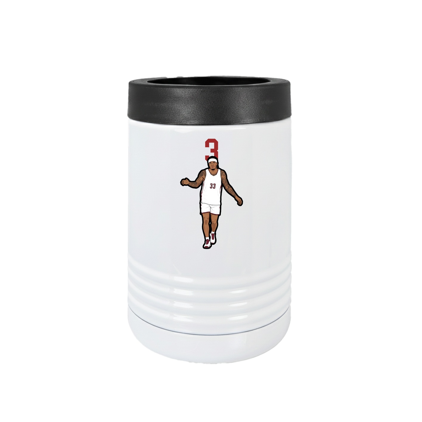 Beverage Holder — Number Top in White