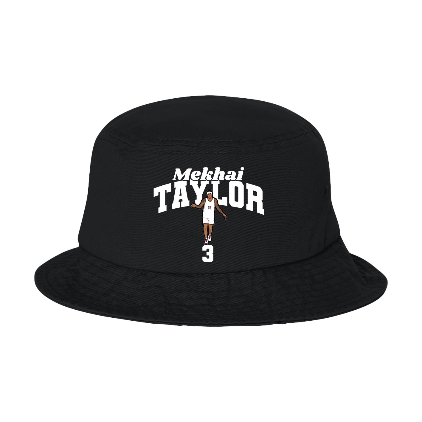 Bucket Cap — Signature Arch in Black