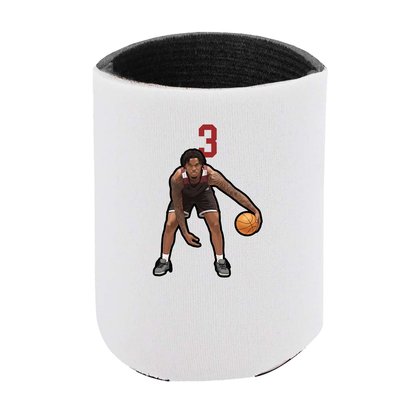 Can Holder — Number Top in White