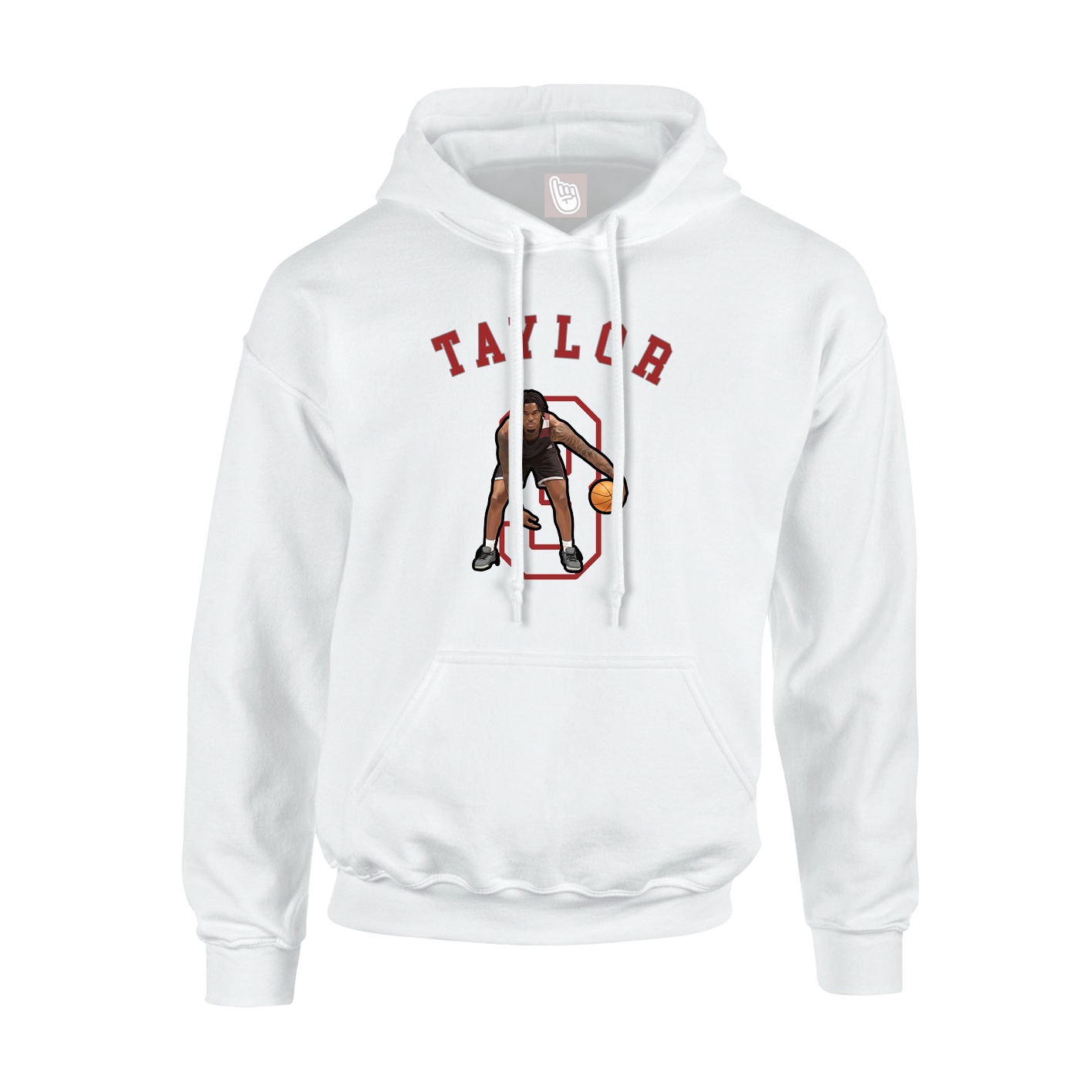 Youth Hoodie — Shirsey Arch in White