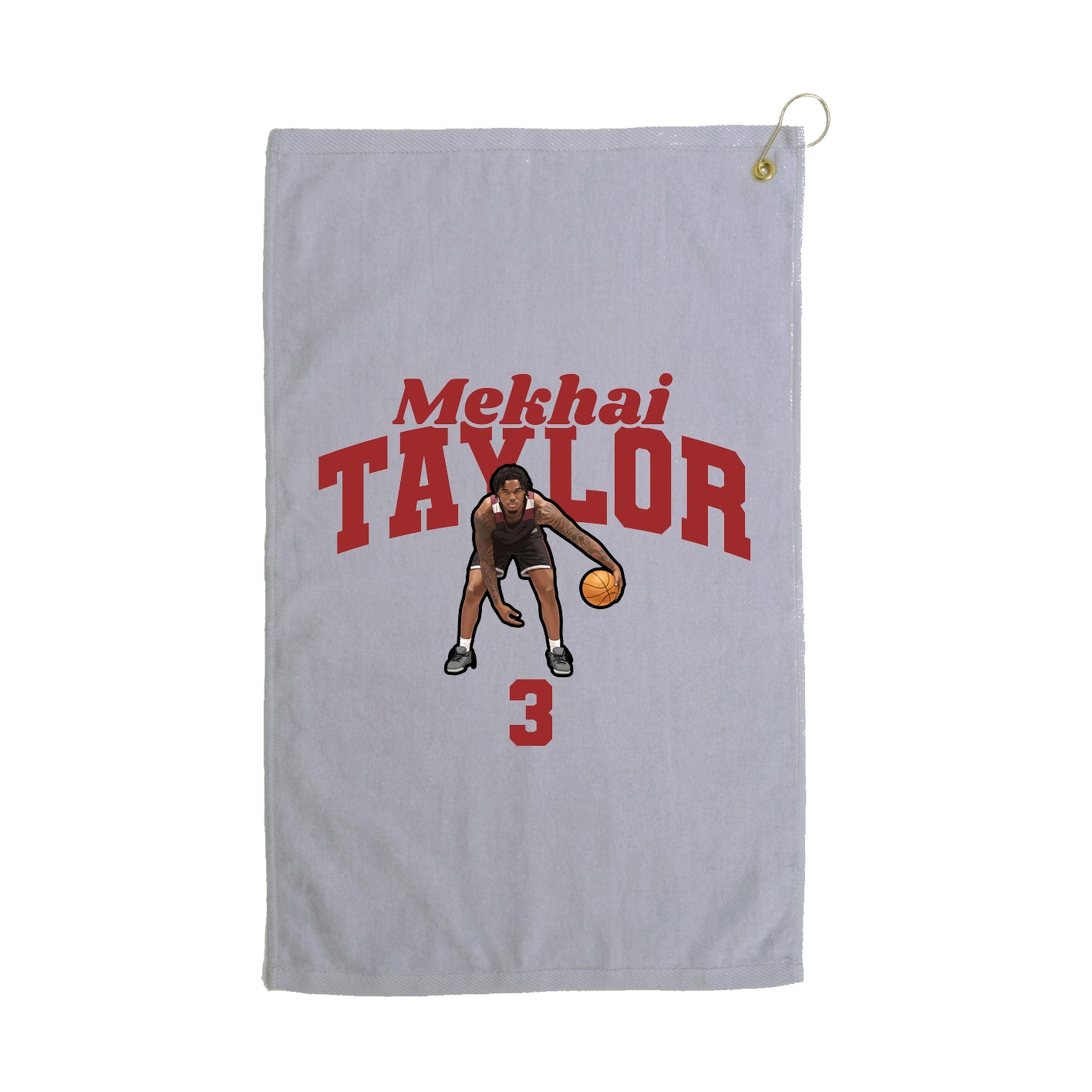 Golf Towel — Signature Arch in Grey