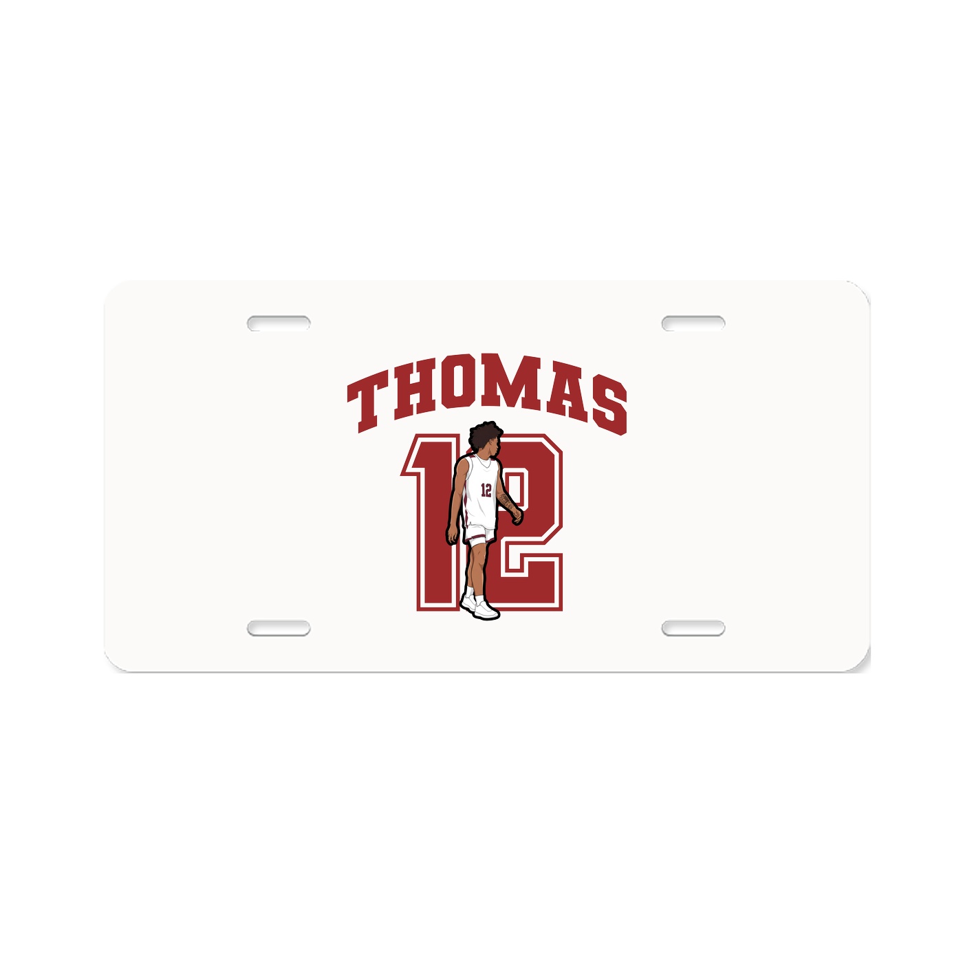 License Plate — Number in Classic
