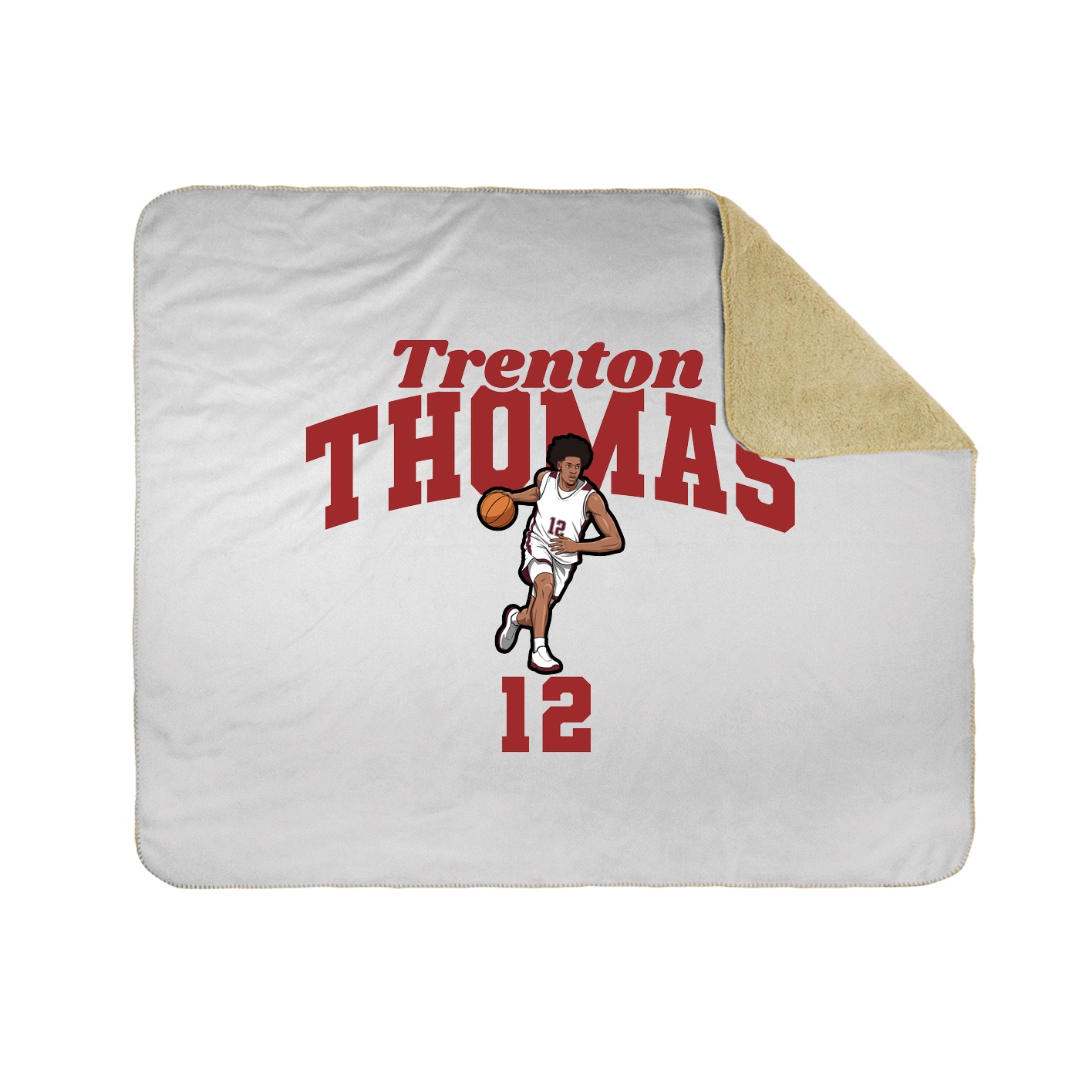 Throw Blanket — Signature Arch in White