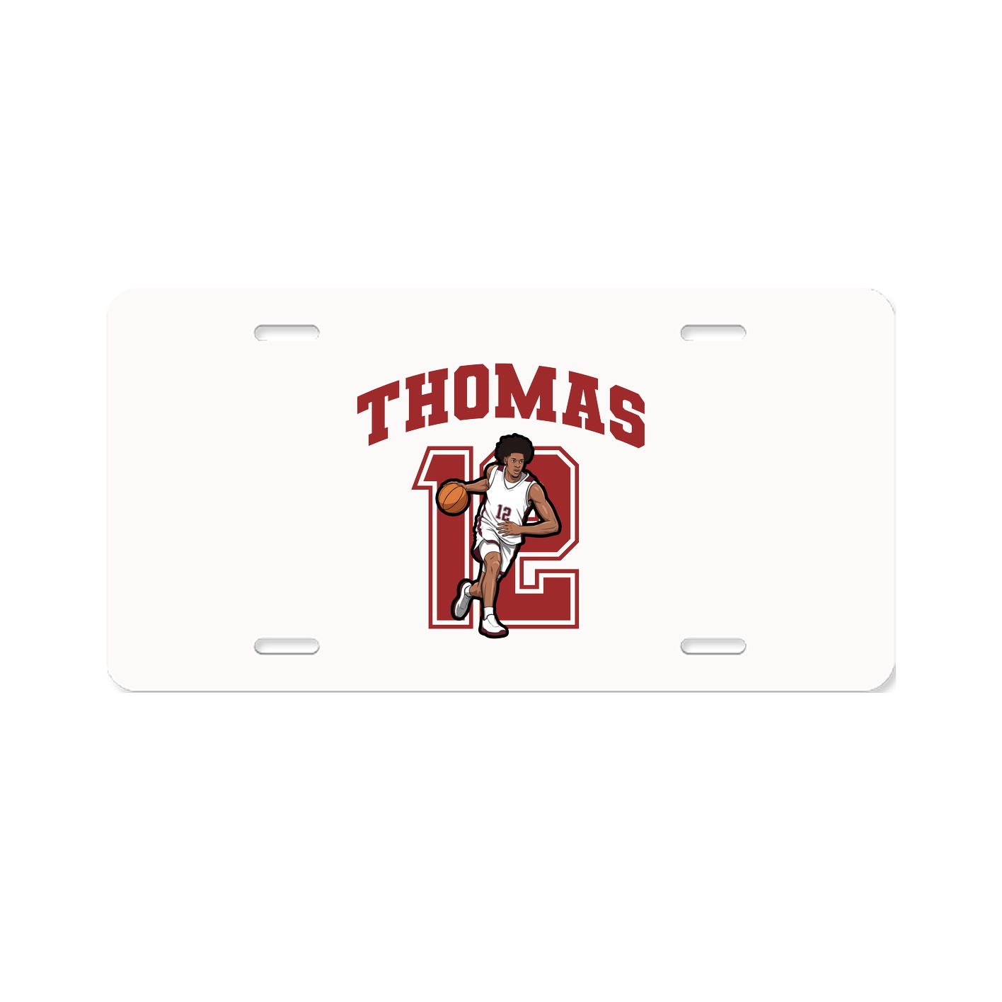 License Plate — Number in Classic