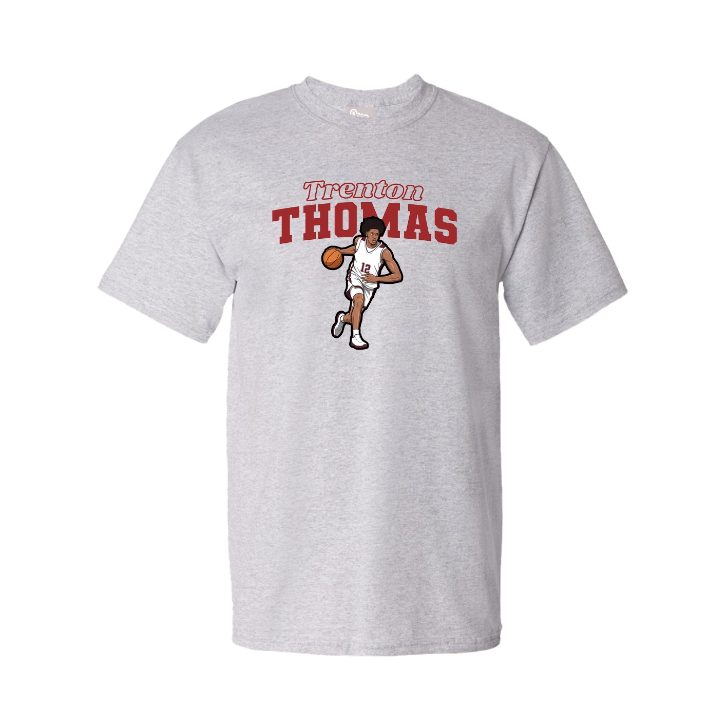 Tee — Name Arch in Grey