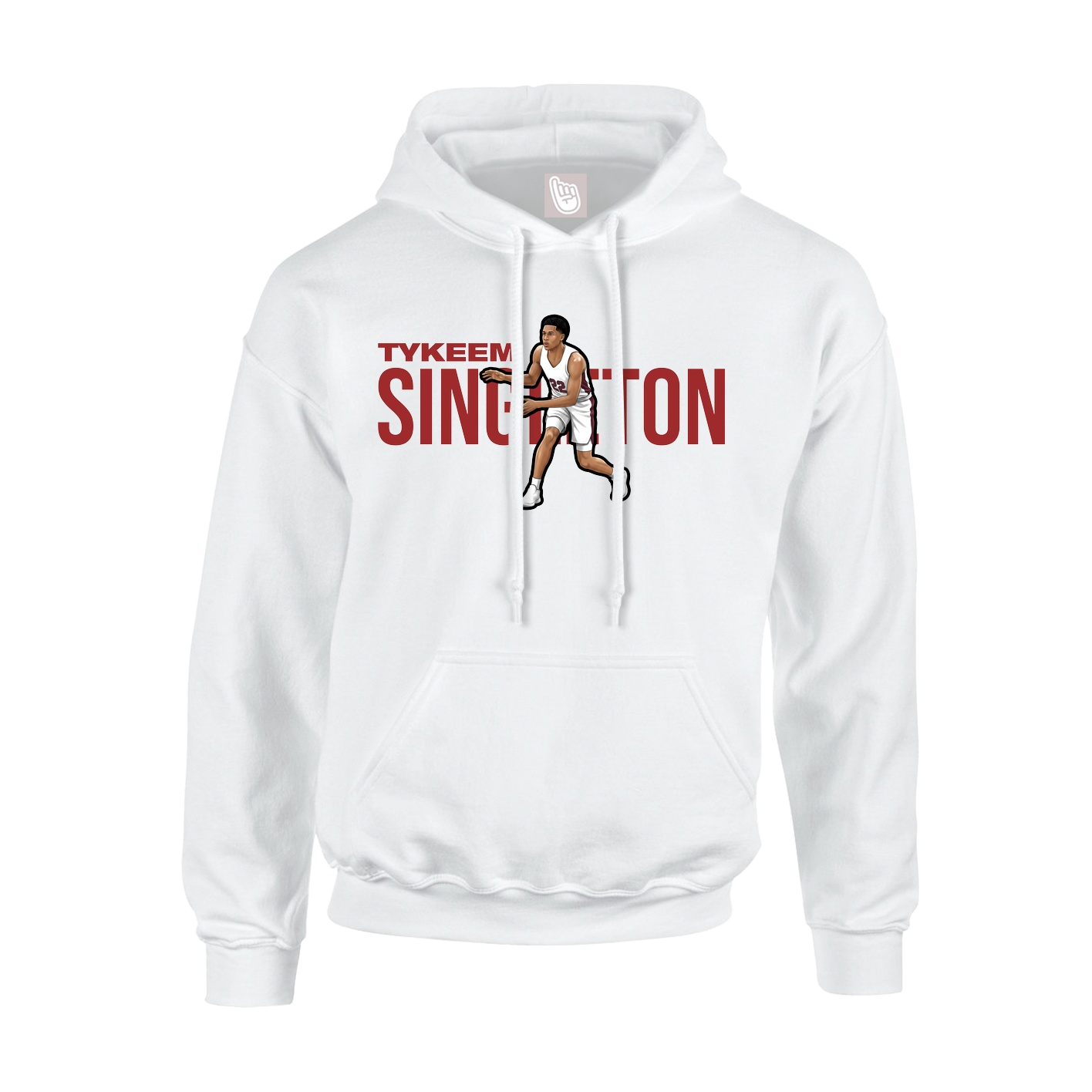 Hoodie — Player Name in White