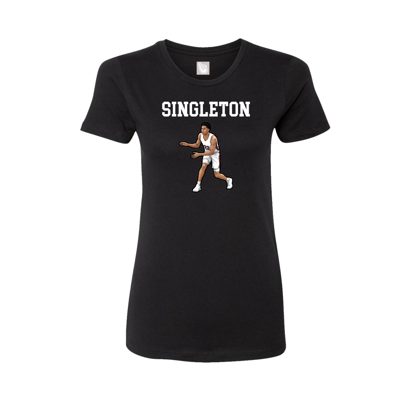 Fitted Women's Tee — Shirsey in Black