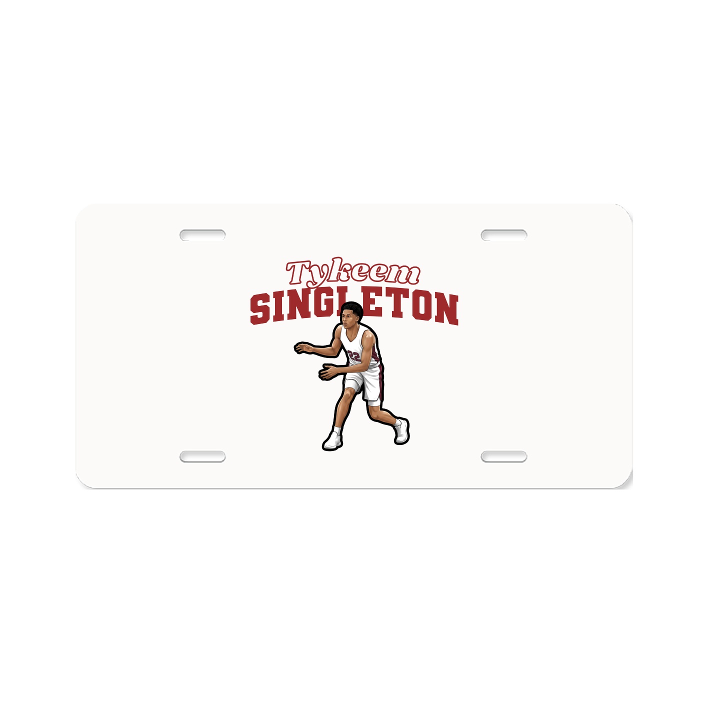 License Plate — Name Arch in Classic