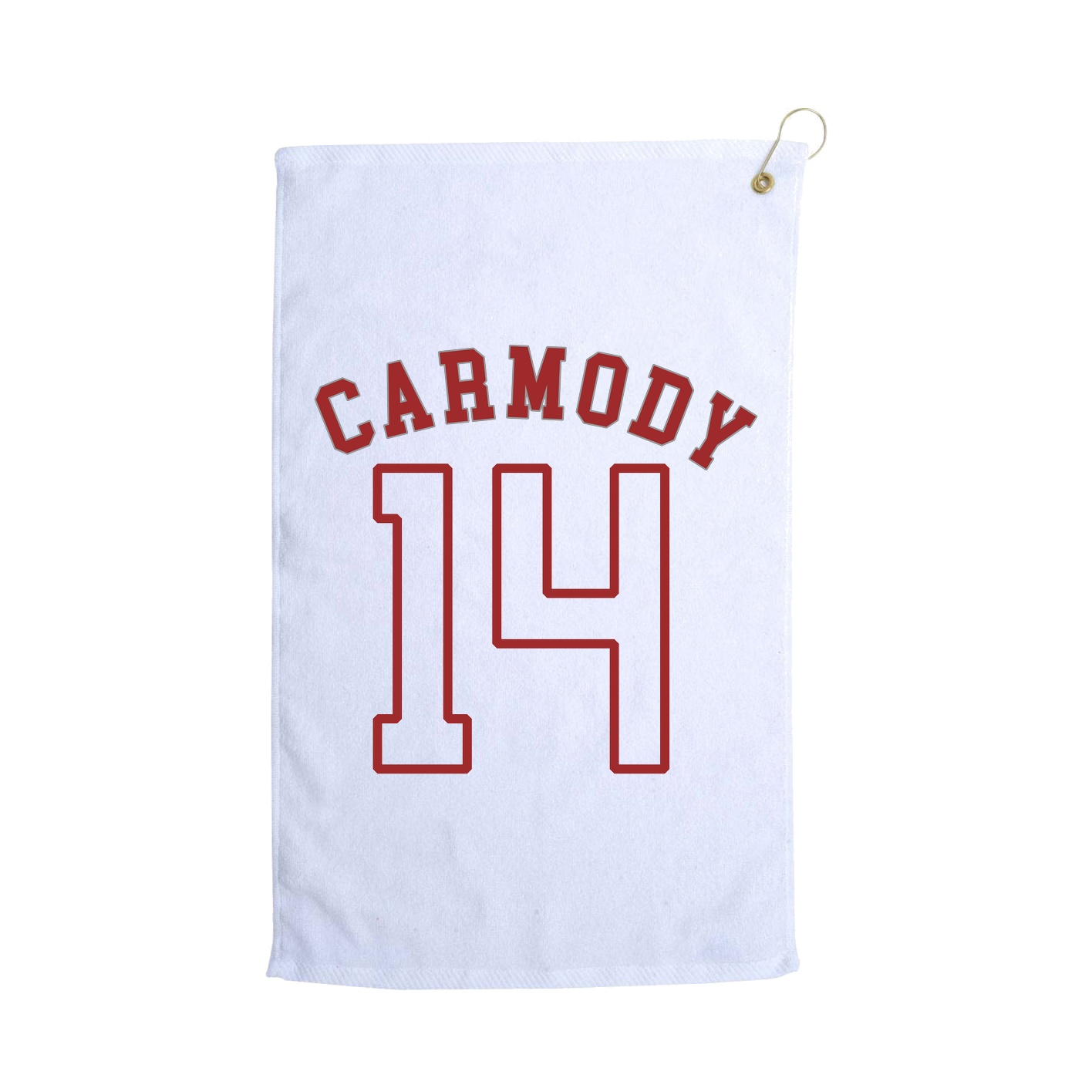 Golf Towel — Shirsey Arch in White