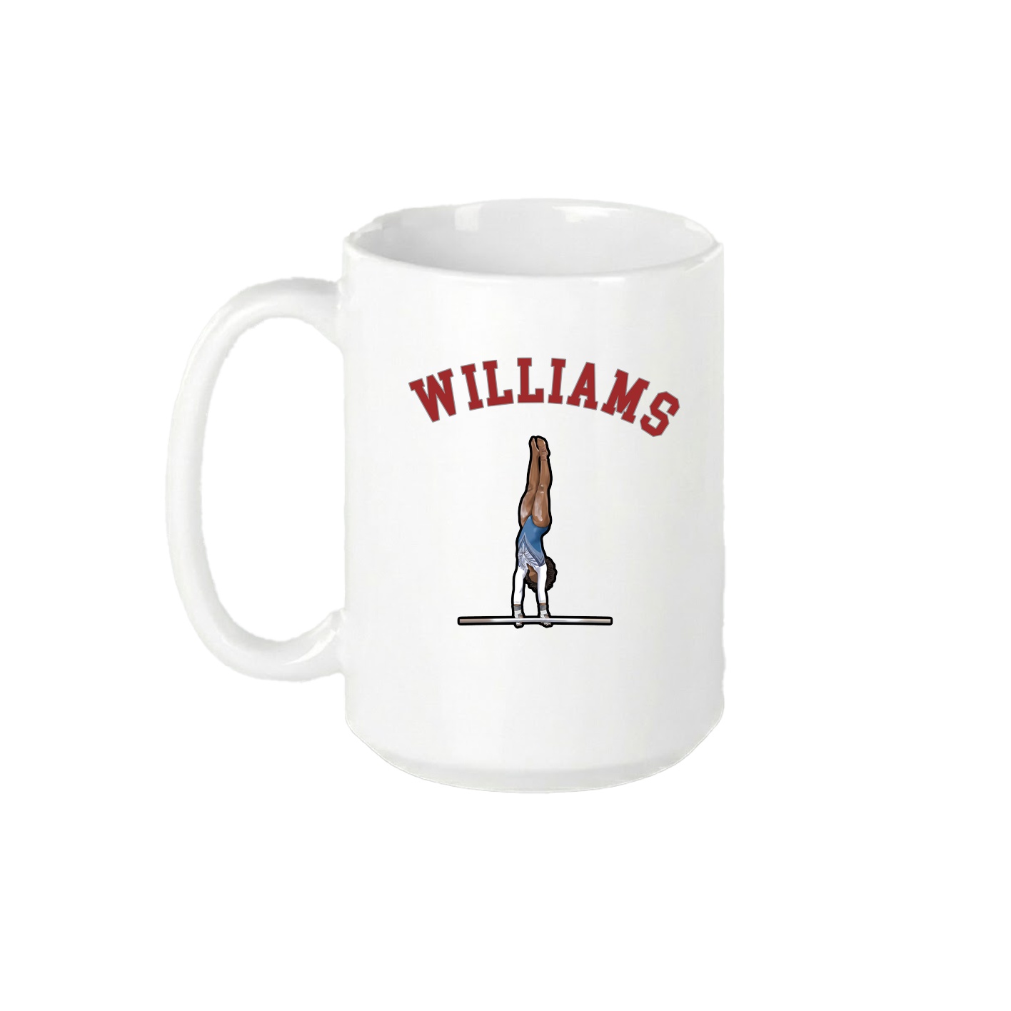 15oz Coffee Mug — Shirsey Arch in White
