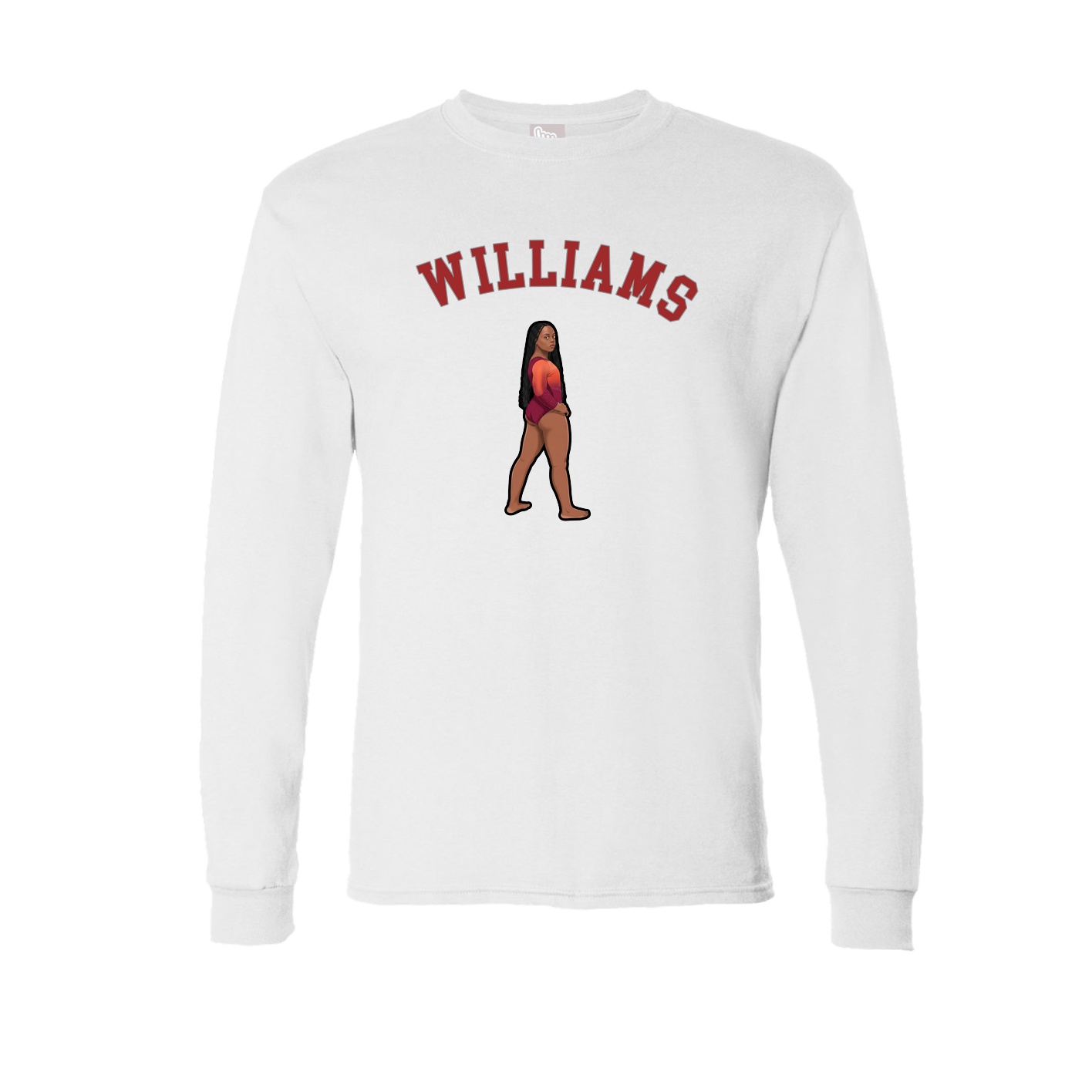 Long Sleeve Tee — Shirsey Arch in White