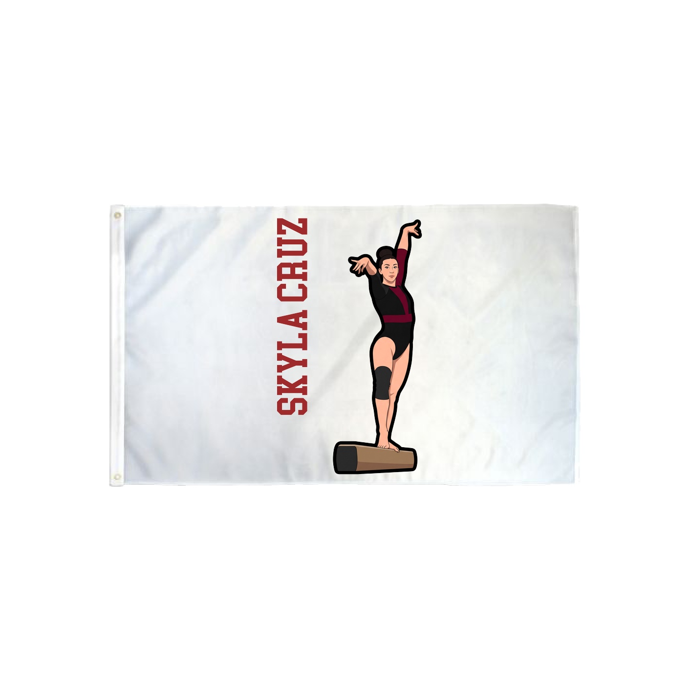 3x5 Flag — Name Vertical in Classic