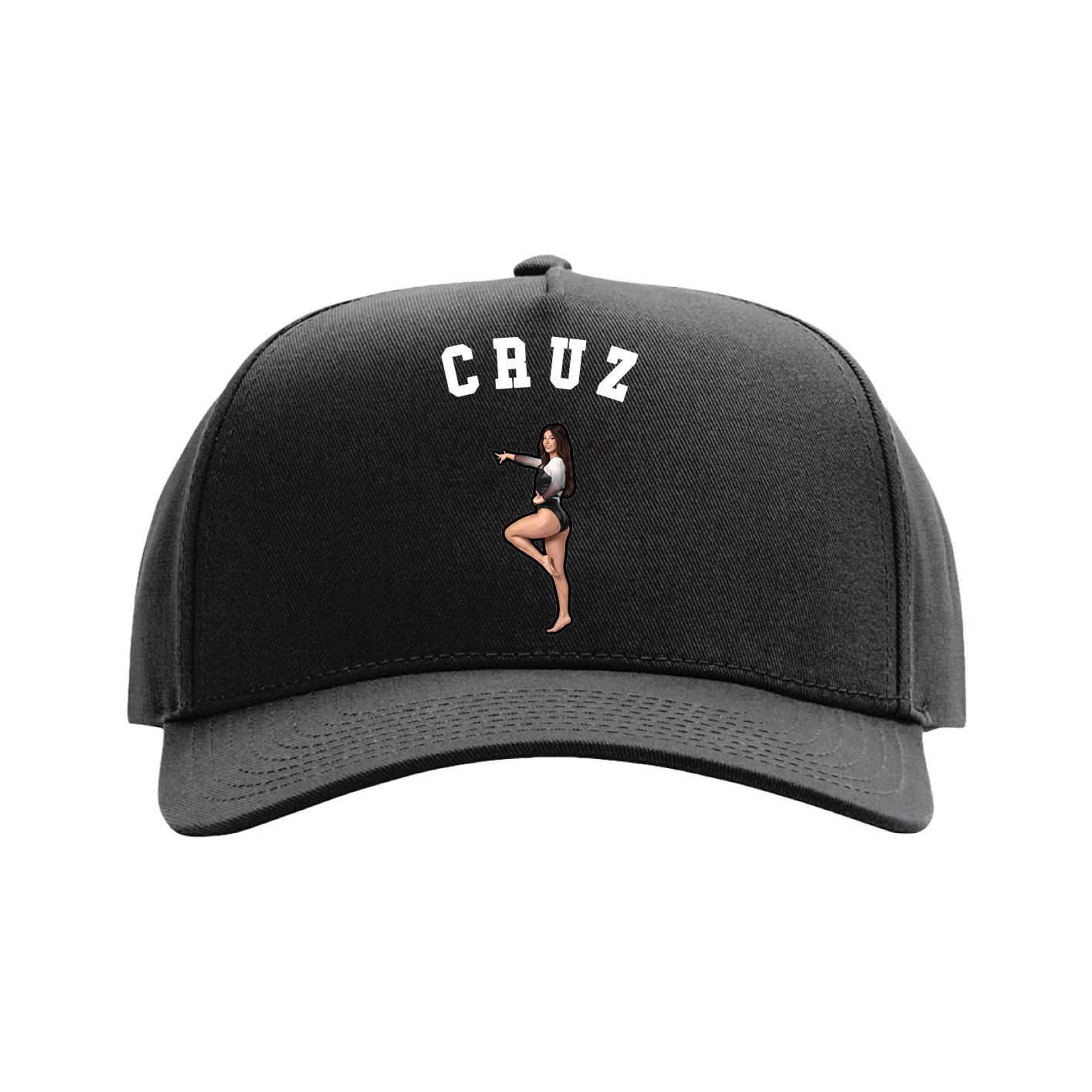 Full Fabric Five-Panel Champ Cap