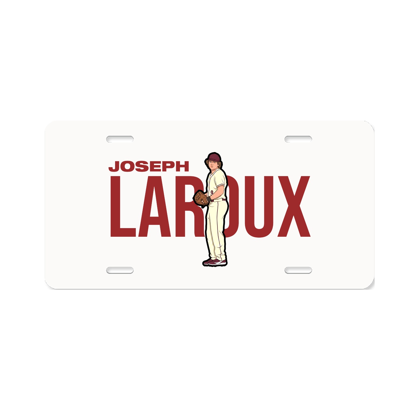License Plate — Player Name in Classic
