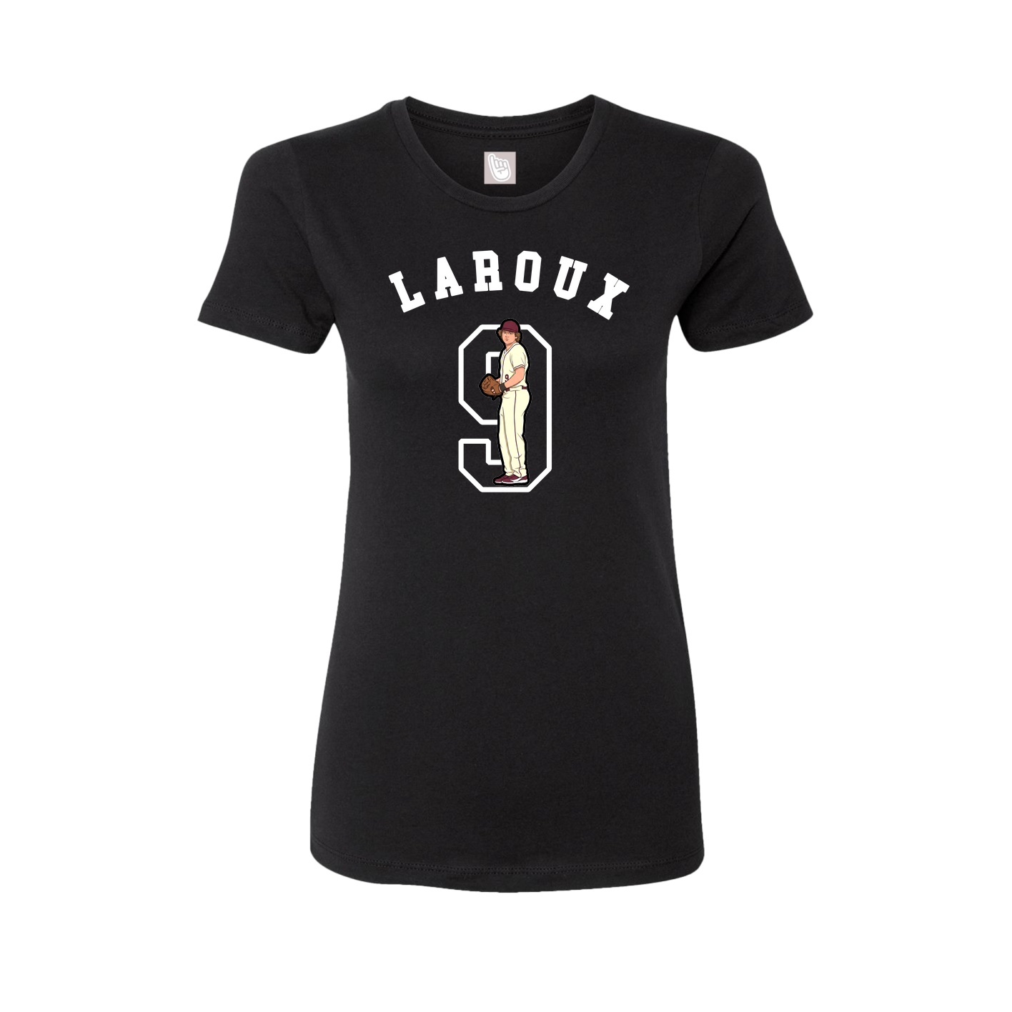 Fitted Women's Tee — Shirsey Arch in Black