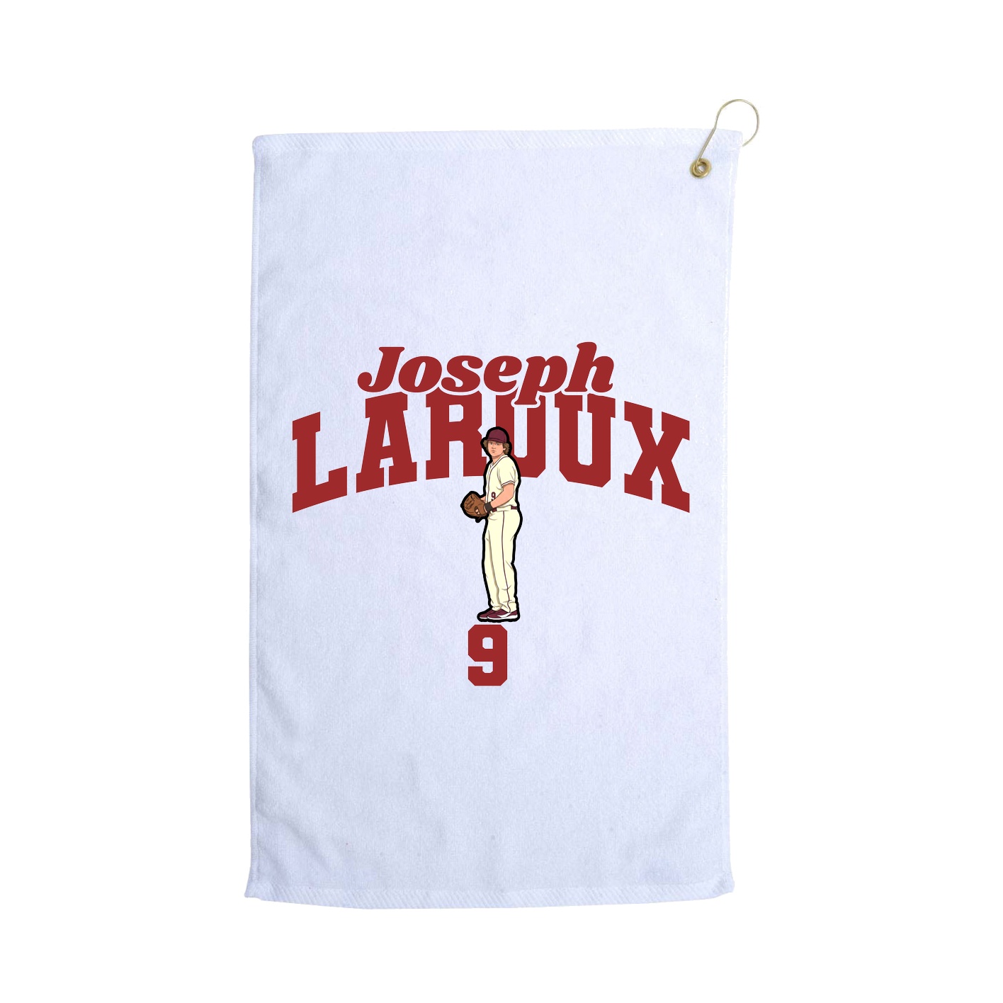 Golf Towel — Signature Arch in White