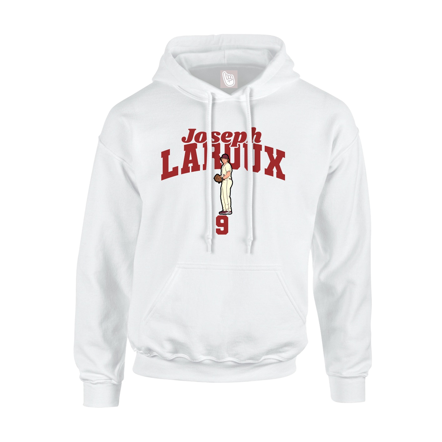 Hoodie — Signature Arch in White