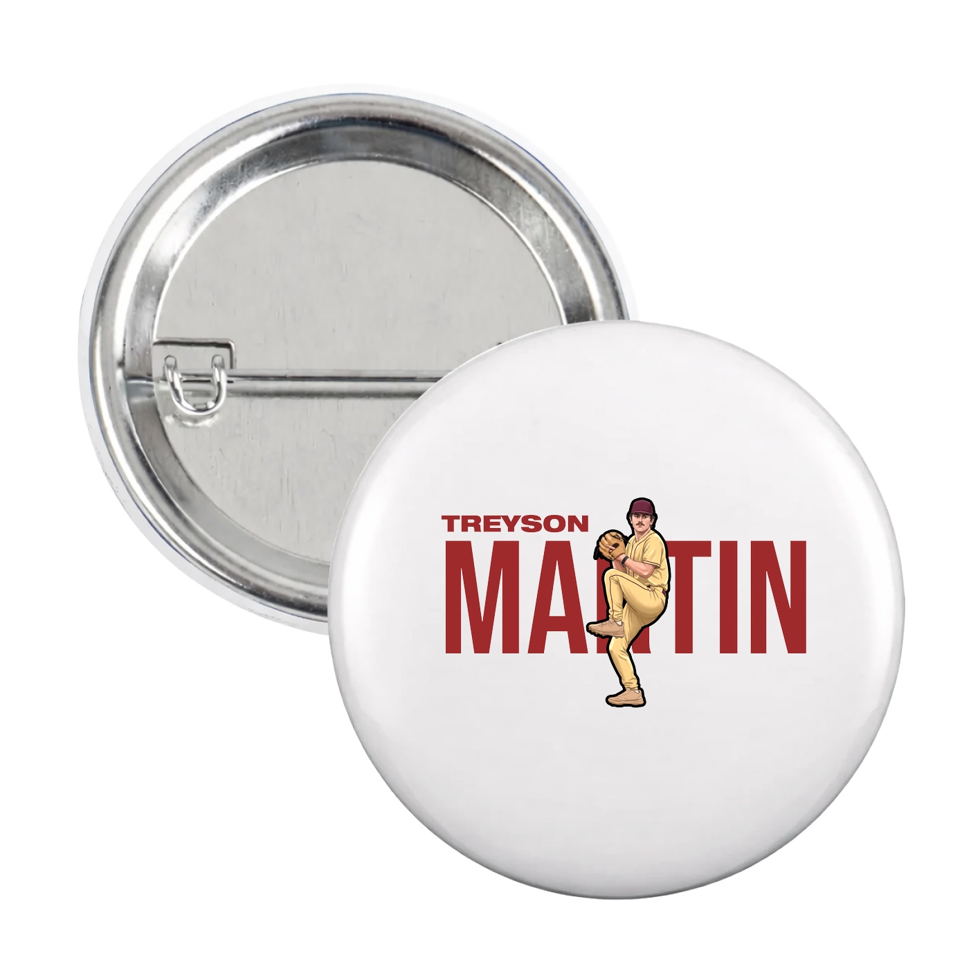 Game Day Button — Player Name in White