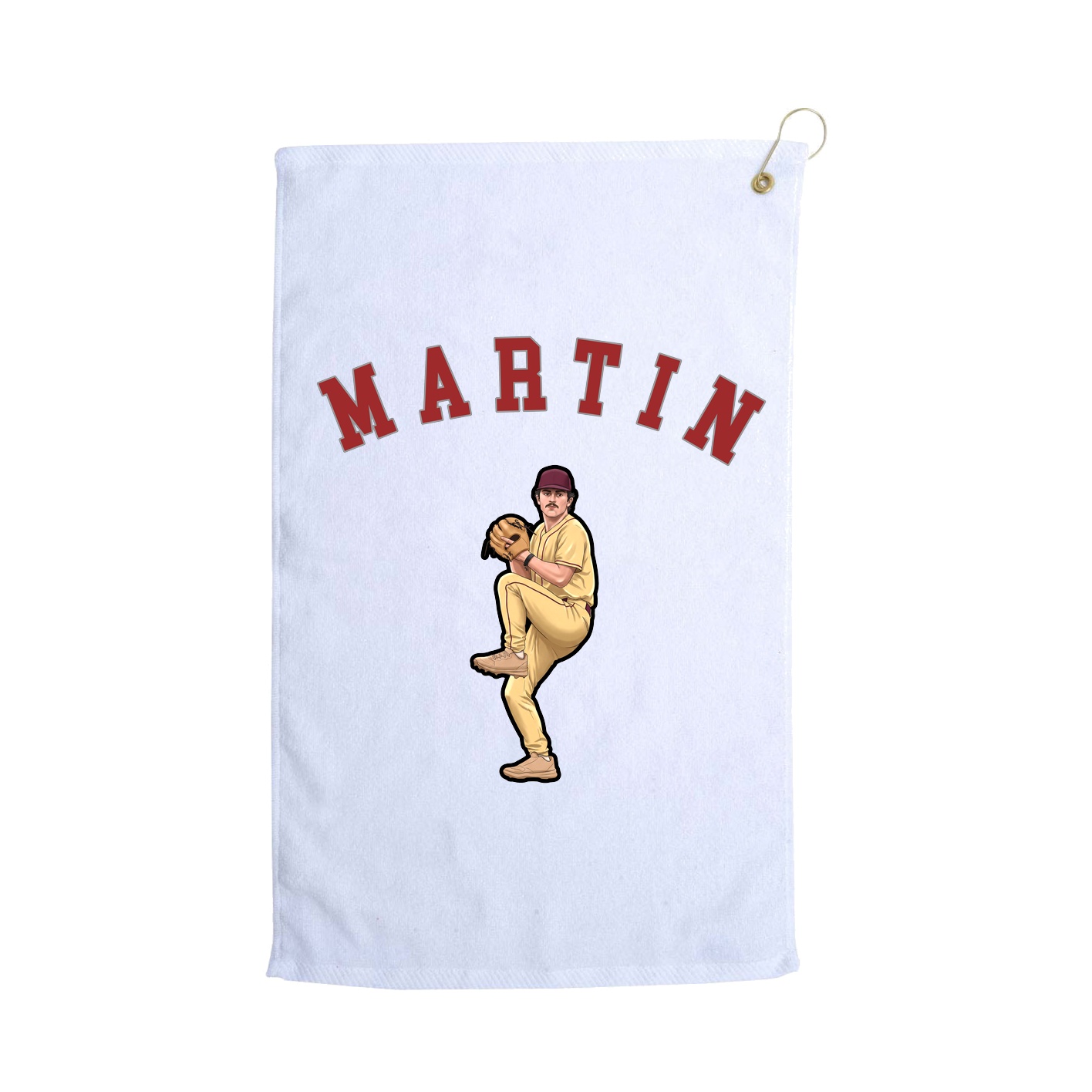 Golf Towel — Shirsey Arch in White