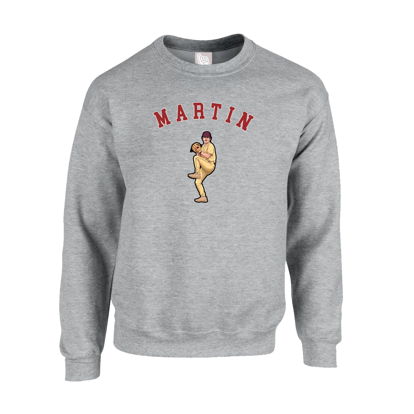 Fleece Crew — Shirsey Arch in Grey
