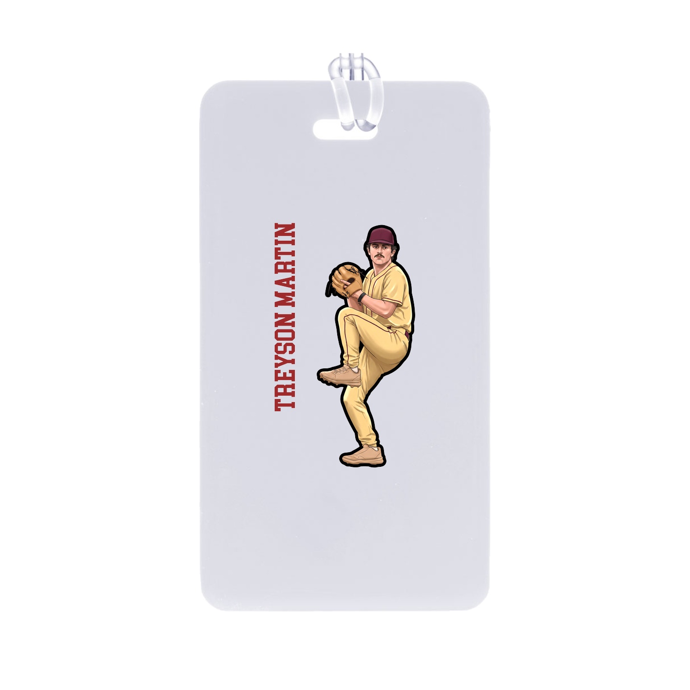 Bag Tag — Name Vertical in Classic