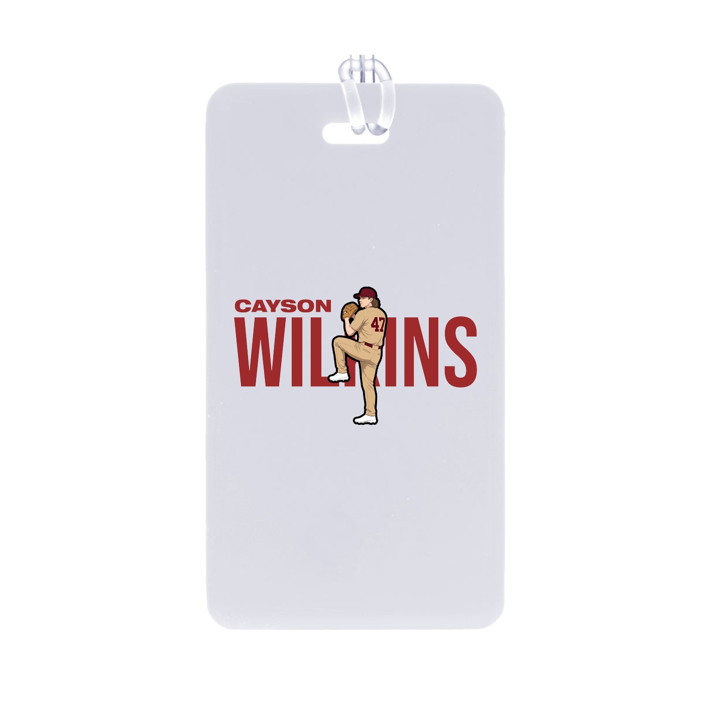 Bag Tag — Player Name in Classic