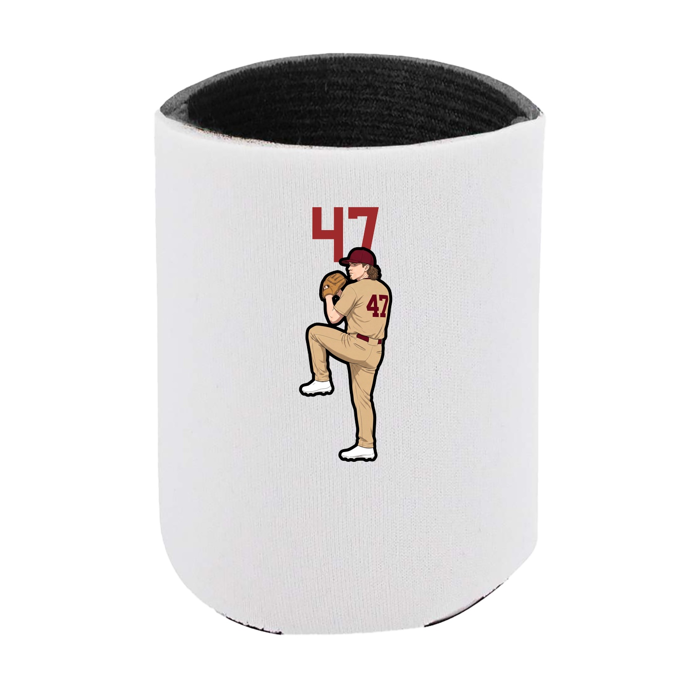 Can Holder — Number Top in White