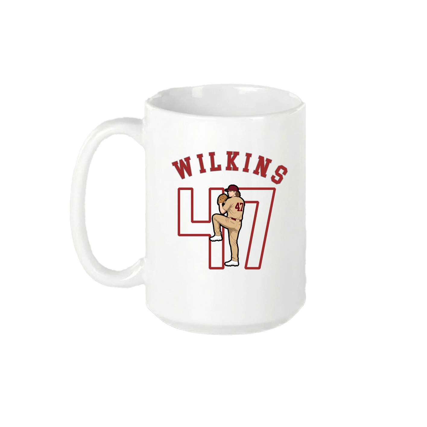 15oz Coffee Mug — Shirsey Arch in White