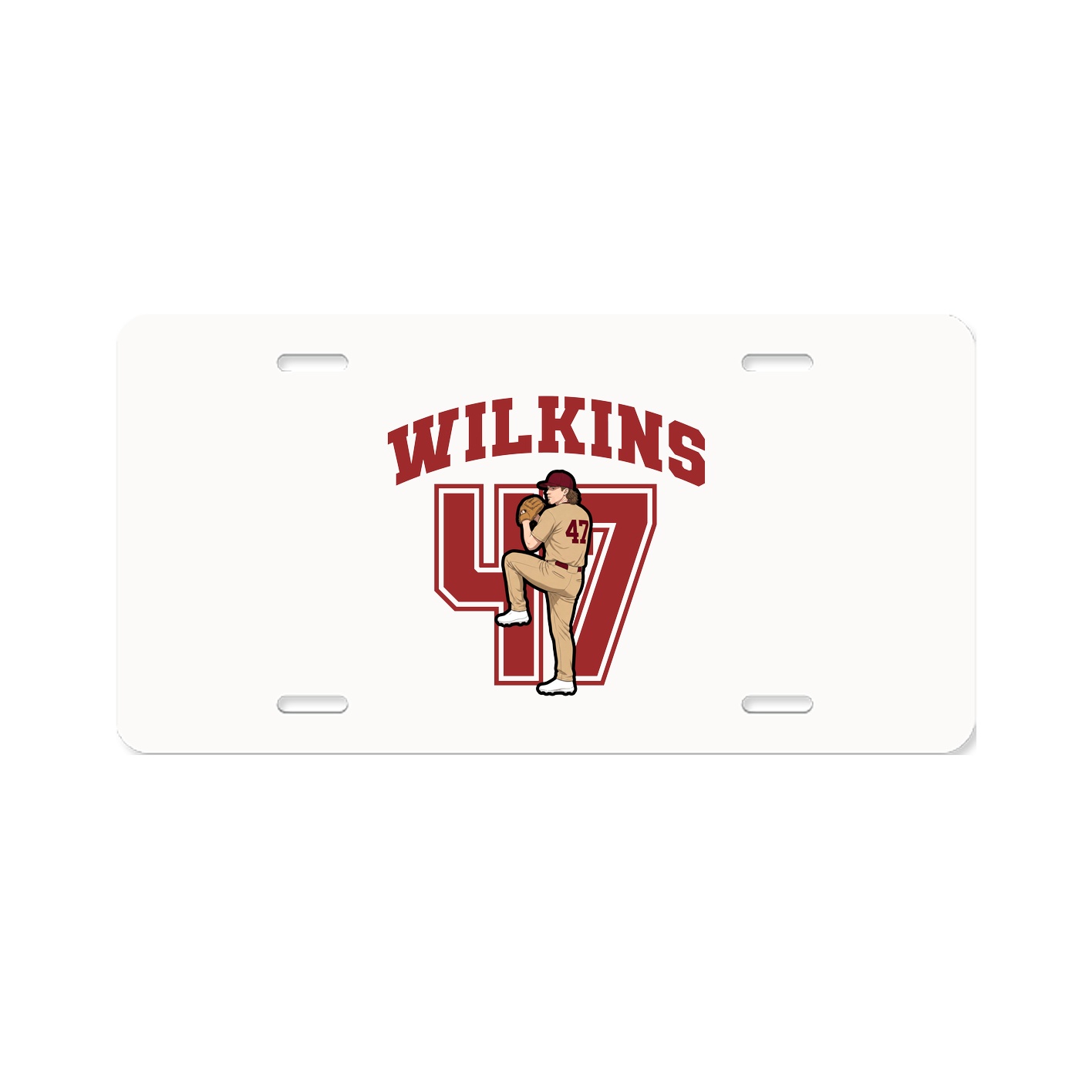 License Plate — Number in Classic
