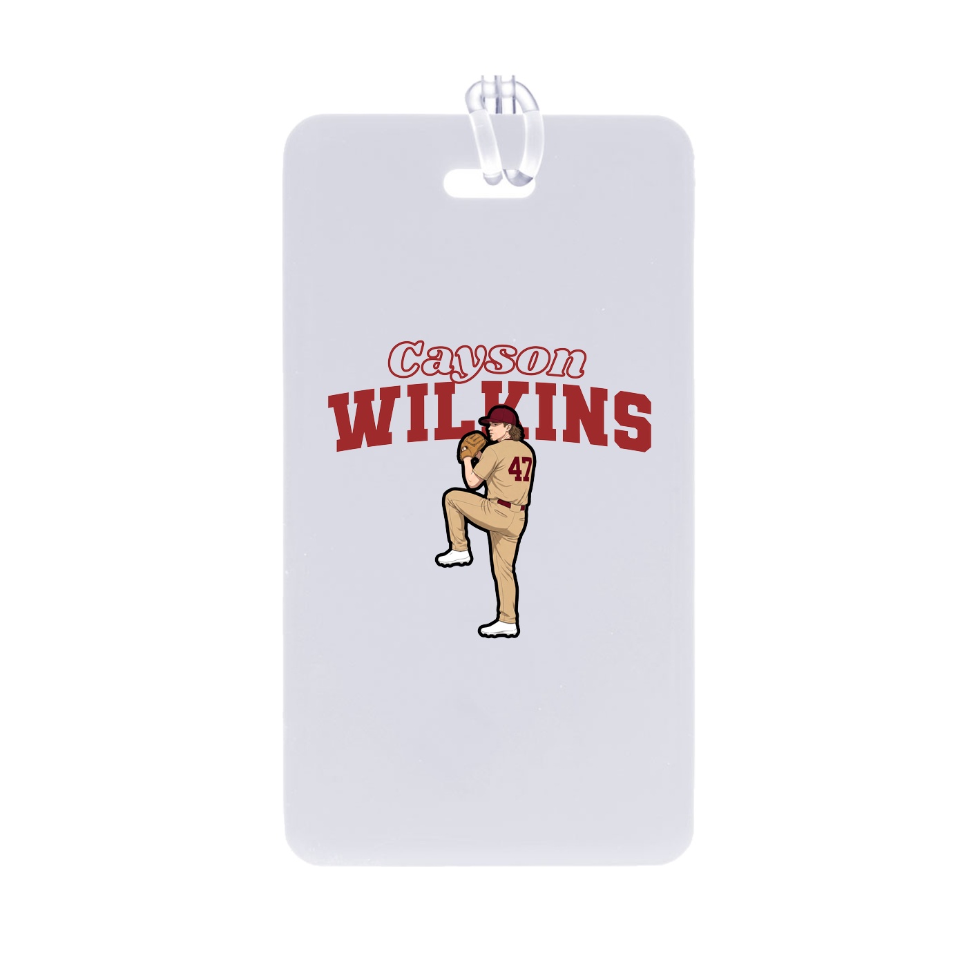 Bag Tag — Name Arch in Classic