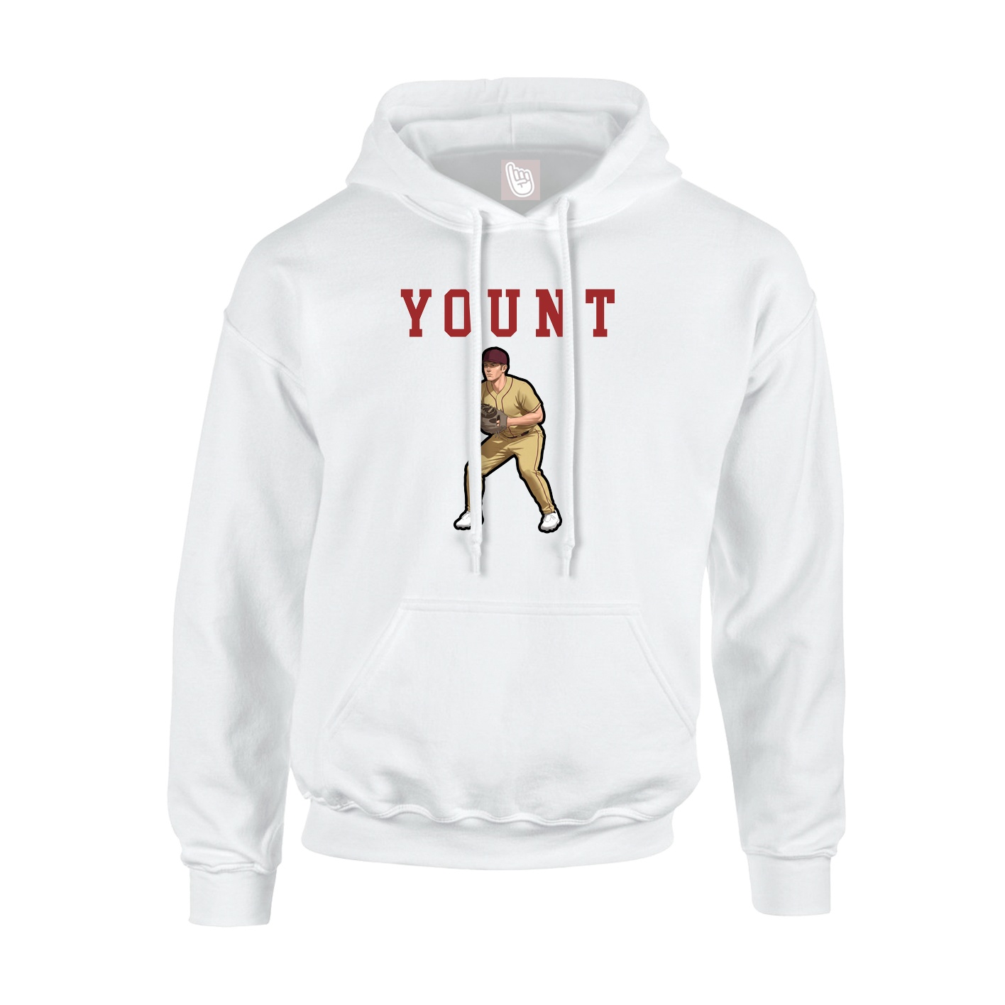 Hoodie — Shirsey in White