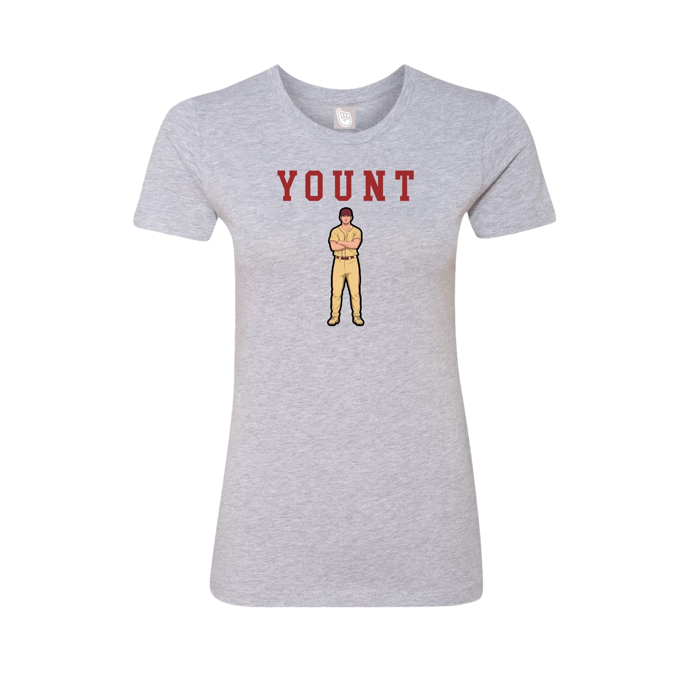 Fitted Women's Tee — Shirsey in Grey