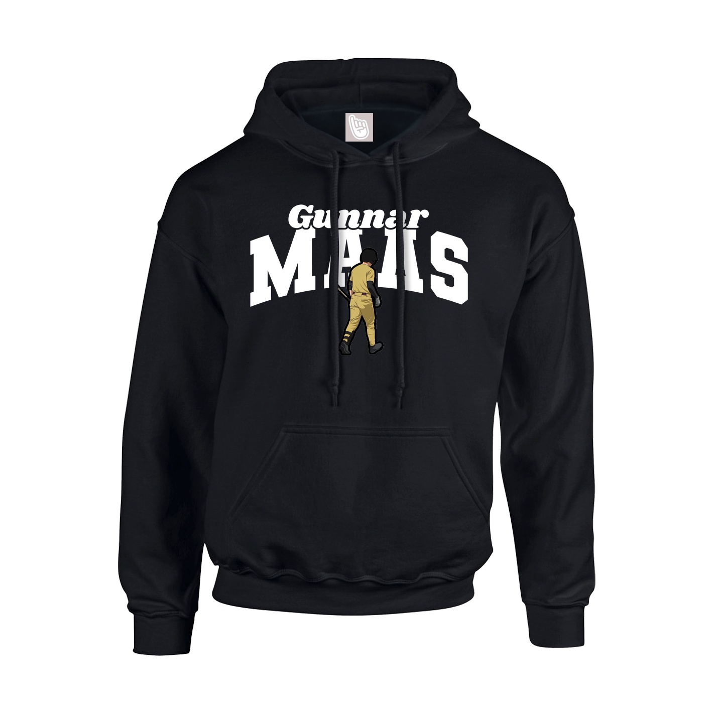Hoodie — Signature Arch in Black