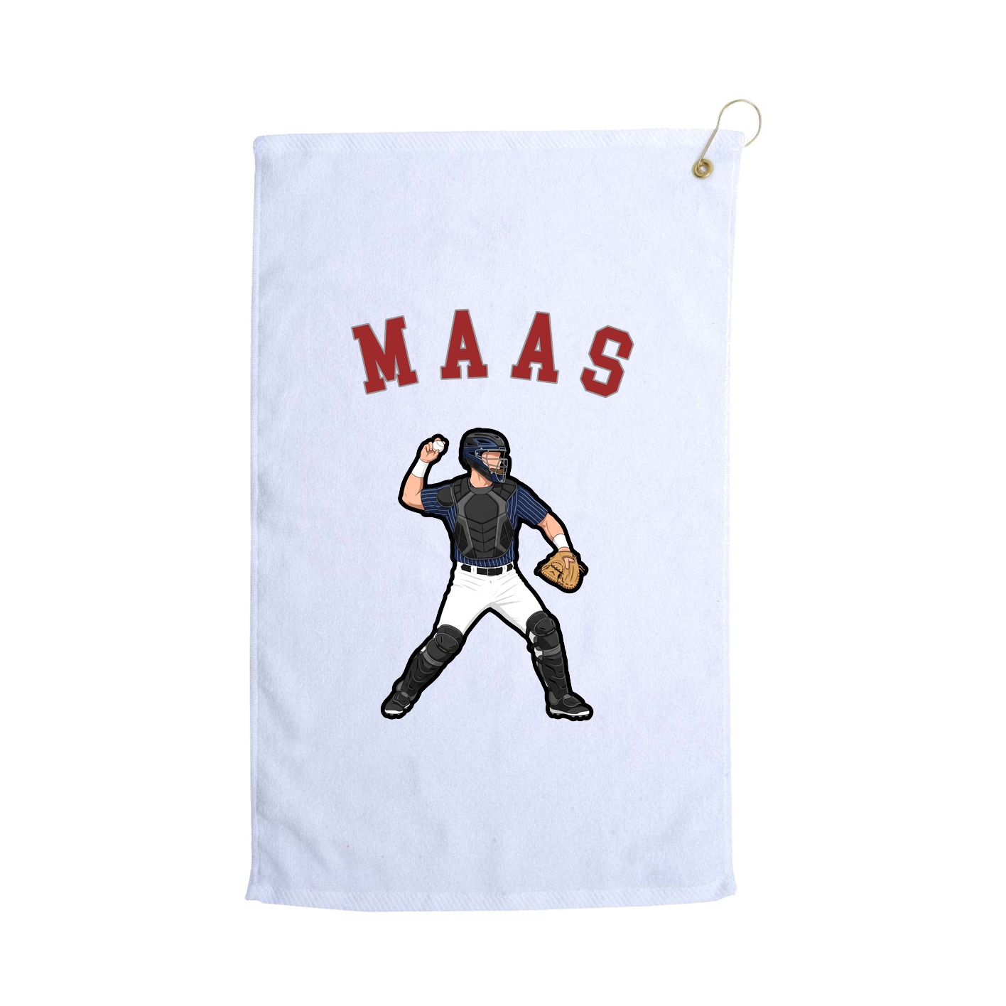 Golf Towel — Shirsey Arch in White