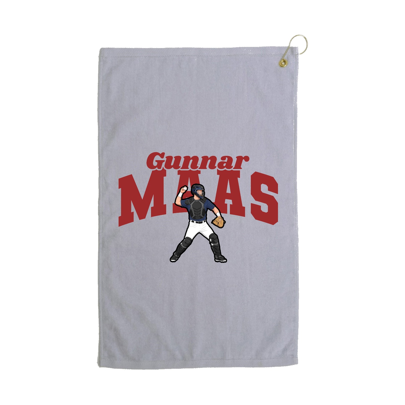 Golf Towel — Signature Arch in Grey
