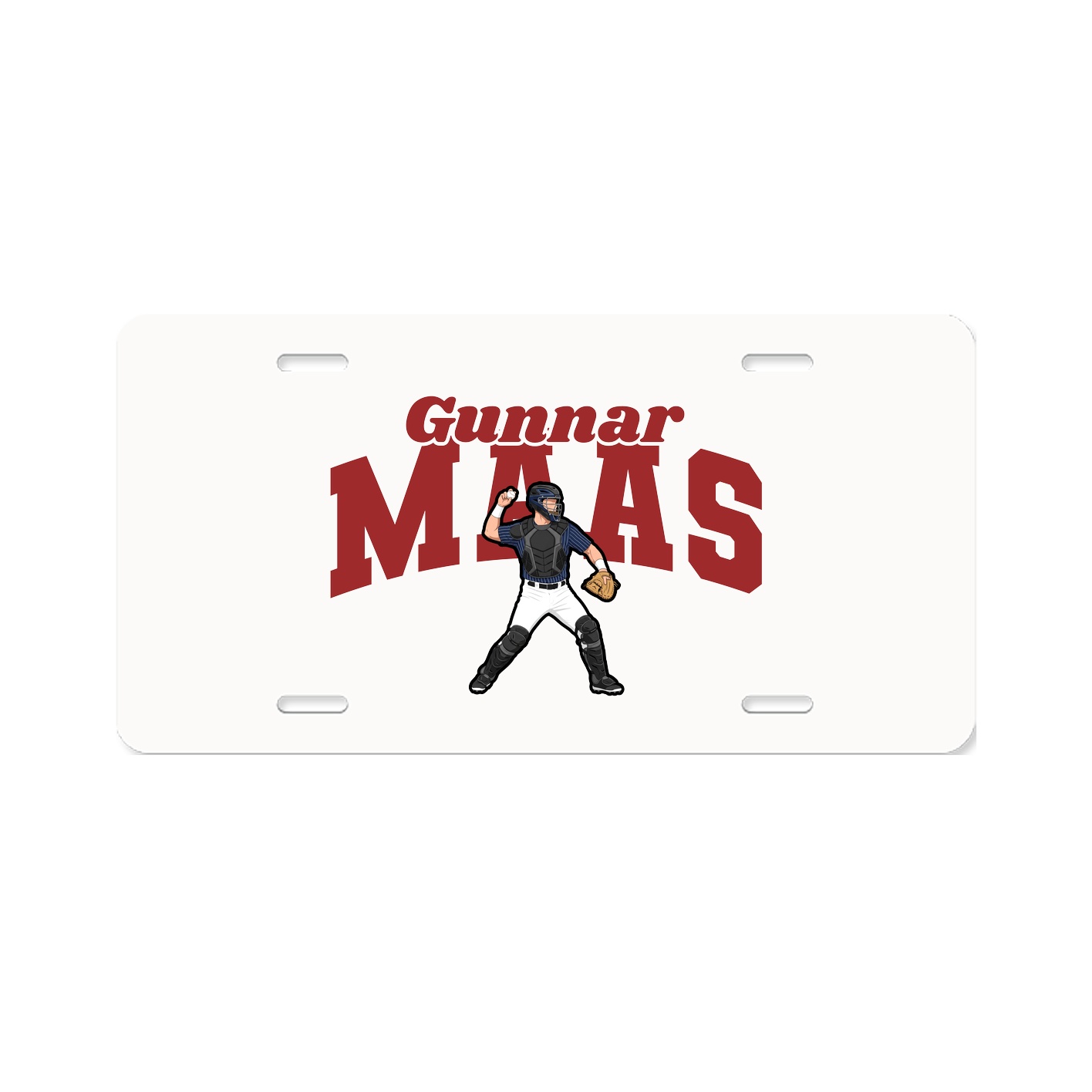 License Plate — Signature Arch in Classic