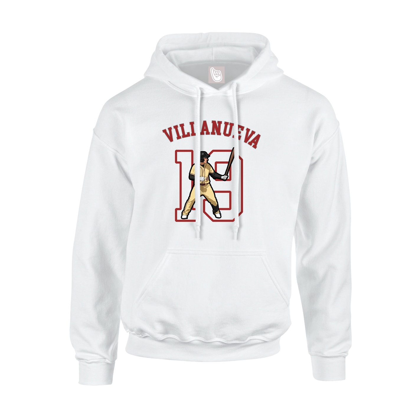 Youth Hoodie — Shirsey Arch in White