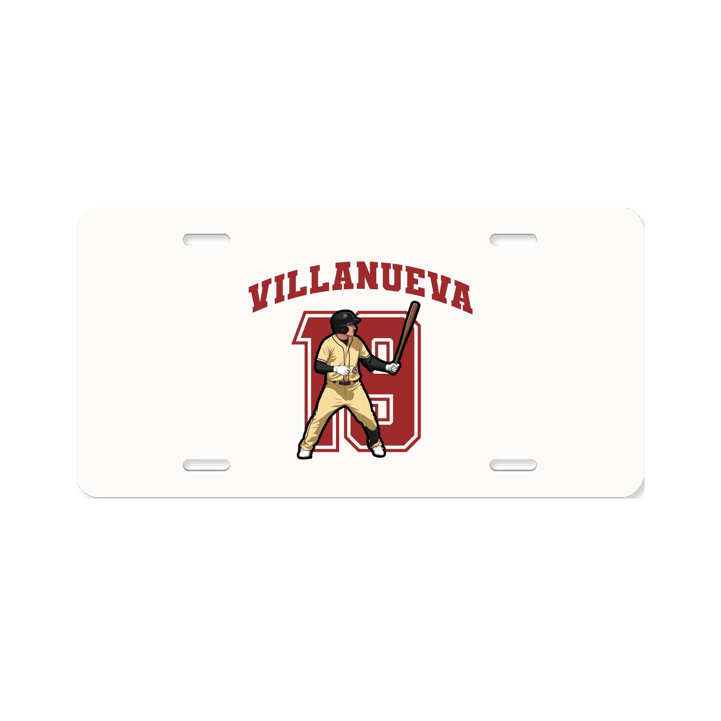 License Plate — Number in Classic