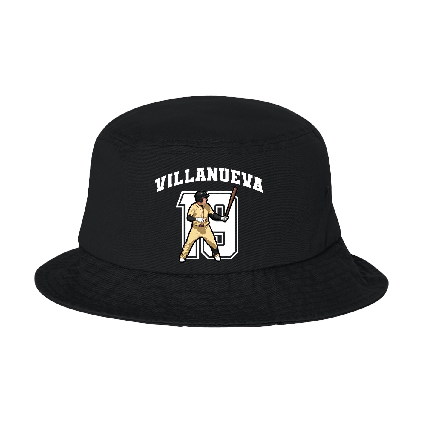 Bucket Cap — Number in Black